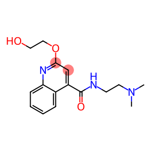 2-(2-Hydroxyethoxy)-N-[2-(dimethylamino)ethyl]-4-quinolinecarboxamide