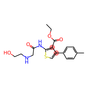 2-[[[(2-Hydroxyethyl)amino]acetyl]amino]-4-(4-methylphenyl)thiophene-3-carboxylic acid ethyl ester