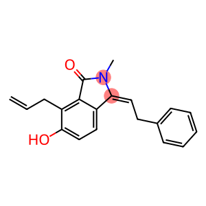 6-Hydroxy-2-methyl-7-(2-propenyl)-3-(2-phenylethylidene)-2H-isoindol-1-one