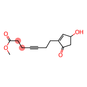 7-(3-Hydroxy-5-oxo-1-cyclopenten-1-yl)-4-heptynoic acid methyl ester