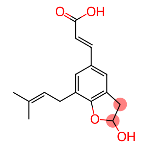 2-Hydroxy-7-(3-methyl-2-butenyl)-2,3-dihydro-5-benzofuranpropenoic acid