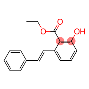 2-Hydroxy-6-[(E)-2-phenylethenyl]benzoic acid ethyl ester