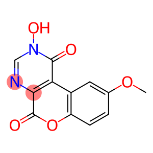 2-Hydroxy-9-methoxy-1H-[1]benzopyrano[3,4-d]pyrimidine-1,5(2H)-dione