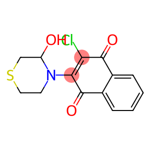 2-(3-Hydroxythiomorpholin-4-yl)-3-chloro-1,4-naphthoquinone