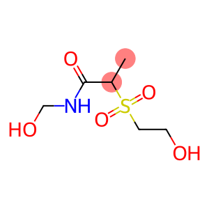 2-(2-Hydroxyethylsulfonyl)-N-(hydroxymethyl)propionamide