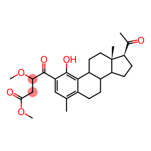 4-[1-Hydroxy-4-methyl-20-oxo-19-norpregna-1,3,5(10)-trien-2-yl]-3-methoxy-4-oxobutanoic acid methyl ester