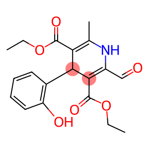 4-(2-Hydroxyphenyl)-2-formyl-6-methyl-1,4-dihydropyridine-3,5-dicarboxylic acid diethyl ester