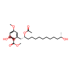 2-Hydroxy-4-methoxy-6-[(2R,12S)-2-acetoxy-12-hydroxytridecyl]benzoic acid methyl ester