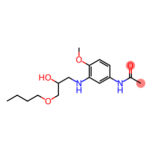 3'-[(2-Hydroxy-3-butoxypropyl)amino]-4'-methoxyacetanilide