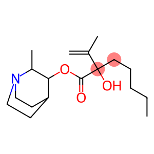 2-Hydroxy-2-(1-methylvinyl)heptanoic acid 2-methylquinuclidin-3-yl ester