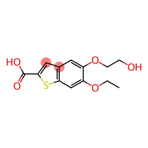 5-(2-Hydroxyethoxy)-6-ethoxybenzo[b]thiophene-2-carboxylic acid