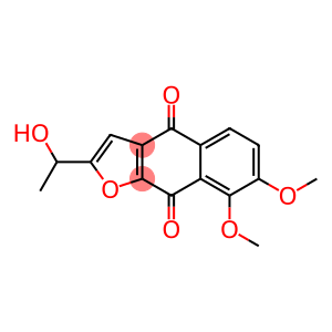 2-(1-Hydroxyethyl)-7,8-dimethoxynaphtho[2,3-b]furan-4,9-dione