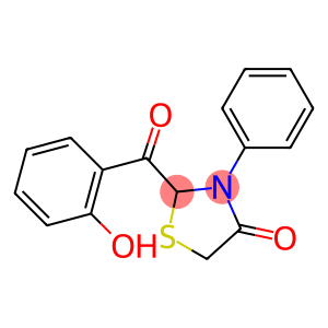 2-(2-Hydroxybenzoyl)-3-(phenyl)thiazolidin-4-one