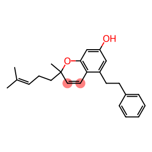 7-Hydroxy-2-methyl-2-(4-methyl-3-penten-1-yl)-5-(2-phenylethyl)-2H-1-benzopyran