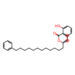 8-Hydroxy-3-(12-phenyldodecyl)-1H-2-benzopyran-1-one