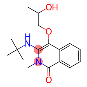 4-(2-Hydroxypropoxy)-3-[(1,1-dimethylethyl)amino]-2-methylisoquinolin-1(2H)-one