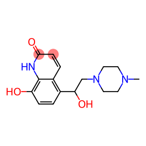 8-Hydroxy-5-(1-hydroxy-2-(4-methylpiperazin-1-yl)ethyl)-2(1H)-quinolone