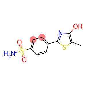 4-(4-Hydroxy-5-methyl-2-thiazolyl)benzenesulfonamide