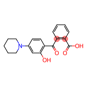 2-(2-Hydroxy-4-piperidinobenzoyl)benzoic acid