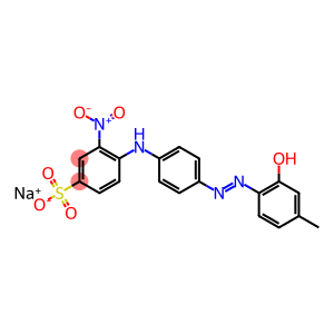 4-[4-(2-Hydroxy-4-methylphenylazo)anilino]-3-nitrobenzenesulfonic acid sodium salt