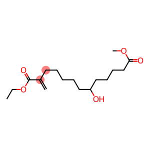 8-Hydroxy-2-methylenetridecanedioic acid 1-ethyl 13-methyl ester