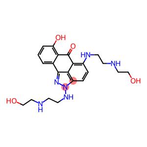 7-Hydroxy-2,5-bis[2-(2-hydroxyethylamino)ethylamino]anthra[1,9-cd]pyrazol-6(2H)-one