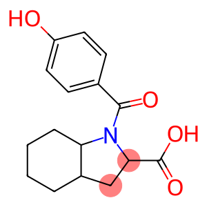 1-[(4-hydroxyphenyl)carbonyl]-octahydro-1H-indole-2-carboxylic acid