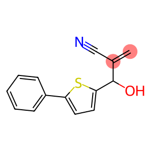 2-[hydroxy(5-phenylthiophen-2-yl)methyl]prop-2-enenitrile