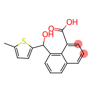 8-[hydroxy(5-methylthiophen-2-yl)methyl]naphthalene-1-carboxylic acid