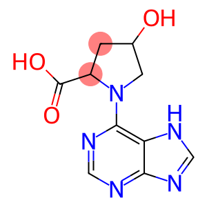 4-hydroxy-1-(7H-purin-6-yl)pyrrolidine-2-carboxylic acid