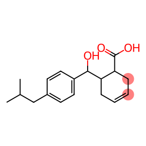 6-{hydroxy[4-(2-methylpropyl)phenyl]methyl}cyclohex-3-ene-1-carboxylic acid