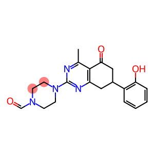 4-[7-(2-HYDROXYPHENYL)-4-METHYL-5-OXO-5,6,7,8-TETRAHYDROQUINAZOLIN-2-YL]PIPERAZINE-1-CARBALDEHYDE