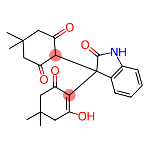 2-(3-(2-HYDROXY-4,4-DIMETHYL-6-OXOCYCLOHEX-1-ENYL)-2-OXOINDOLIN-3-YL)-5,5-DIMETHYLCYCLOHEXANE-1,3-DIONE