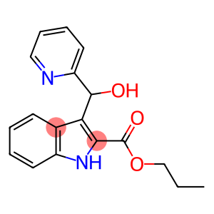 3-(HYDROXY-PYRIDIN-2-YL-METHYL)-1H-INDOLE-2-CARBOXYLIC ACID PROPYL ESTER