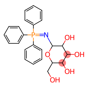 2-(hydroxymethyl)-6-[(1,1,1-triphenyl-lambda~5~-phosphanylidene)amino]tetra hydro-2H-pyran-3,4,5-triol