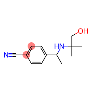 4-{1-[(1-hydroxy-2-methylpropan-2-yl)amino]ethyl}benzonitrile