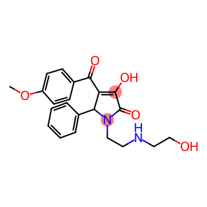 3-HYDROXY-1-{2-[(2-HYDROXYETHYL)AMINO]ETHYL}-4-(4-METHOXYBENZOYL)-5-PHENYL-1,5-DIHYDRO-2H-PYRROL-2-ONE