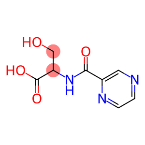 3-hydroxy-2-[(pyrazin-2-ylcarbonyl)amino]propanoic acid