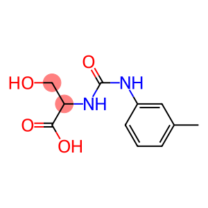 3-hydroxy-2-({[(3-methylphenyl)amino]carbonyl}amino)propanoic acid