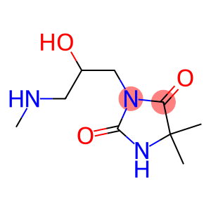 3-[2-hydroxy-3-(methylamino)propyl]-5,5-dimethylimidazolidine-2,4-dione