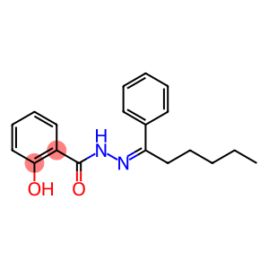 2-hydroxy-N'-[(Z)-1-phenylhexylidene]benzohydrazide