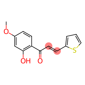 1-(2-hydroxy-4-methoxyphenyl)-3-(2-thienyl)-2-propen-1-one