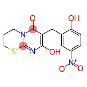 8-HYDROXY-7-(2-HYDROXY-5-NITROBENZYL)-3,4-DIHYDRO-2H,6H-PYRIMIDO[2,1-B][1,3]THIAZIN-6-ONE