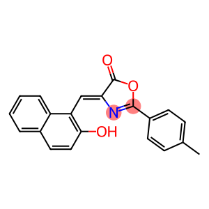 4-[(2-hydroxy-1-naphthyl)methylene]-2-(4-methylphenyl)-1,3-oxazol-5(4H)-one