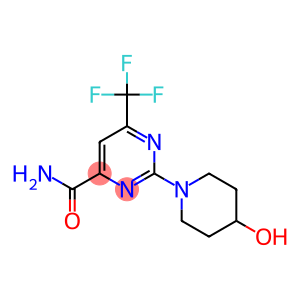 2-(4-羟基哌啶-1-基)-6-三氟甲基嘧啶-4-甲酰胺