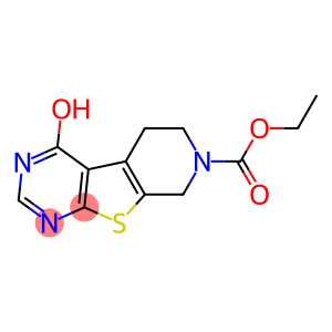 4-HYDROXY-5,8-DIHYDRO-6H-PYRIDO[4'',3'':4,5]THIENO[2,3-D]PYRIMIDINE-7-CARBOXYLIC ACID ETHYL ESTER