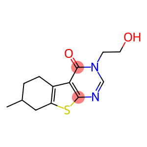 3-(2-HYDROXY-ETHYL)-7-METHYL-5,6,7,8-TETRAHYDRO-3H-BENZO[4,5]THIENO[2,3-D]PYRIMIDIN-4-ONE