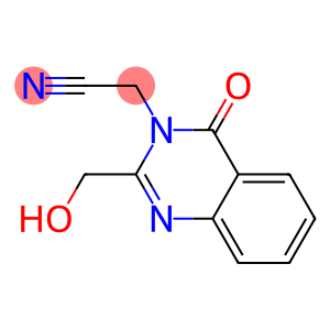 [2-(HYDROXYMETHYL)-4-OXOQUINAZOLIN-3(4H)-YL]ACETONITRILE