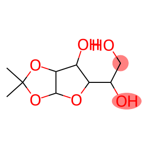 1-(6-hydroxy-2,2-dimethylperhydrofuro[2,3-d][1,3]dioxol-5-yl)ethane-1,2-diol