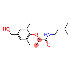 2-[4-(hydroxymethyl)-2,6-dimethylphenoxy]-N-(3-methylbutyl)propanamide